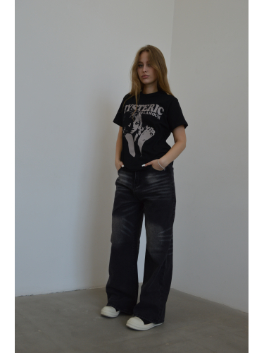 Y2K Black Denim Штани