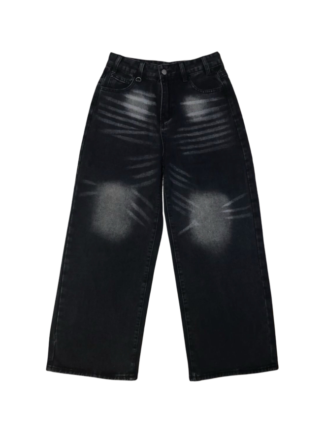Y2K Black Denim Штани