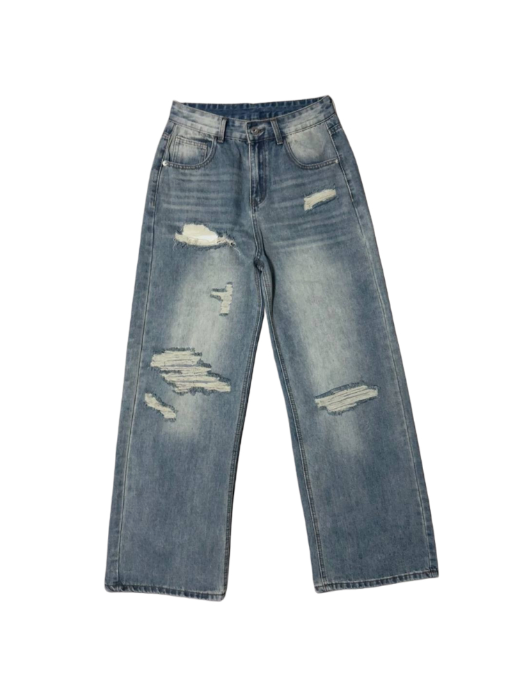 Y2K Blue Denim Штани